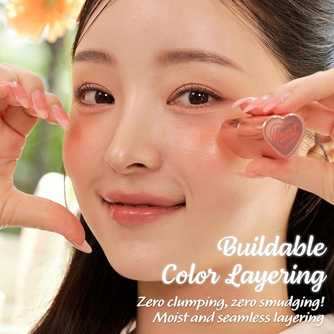 Touch in Sol In My Heart Stick Blush (#Sunset Coral) – Cream Blush Stick for Cheeks, Eyes & Lips – Korean Makeup Cheek – Creamy, Blendable Milk Blush for Dewy Glow, Natural Finish, k beauty (0.21 Oz)-Velvo Beauty