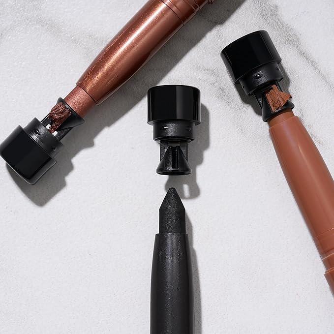 LAURA GELLER NEW YORK Kajal Longwear Kohl Eyeliner Pencil with Caffeine, Smooth & Blendable Makeup, Dark Brown-Velvo Beauty