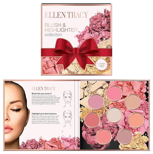 Ellen Tracy Blush and Highlight Palette-Velvo Beauty