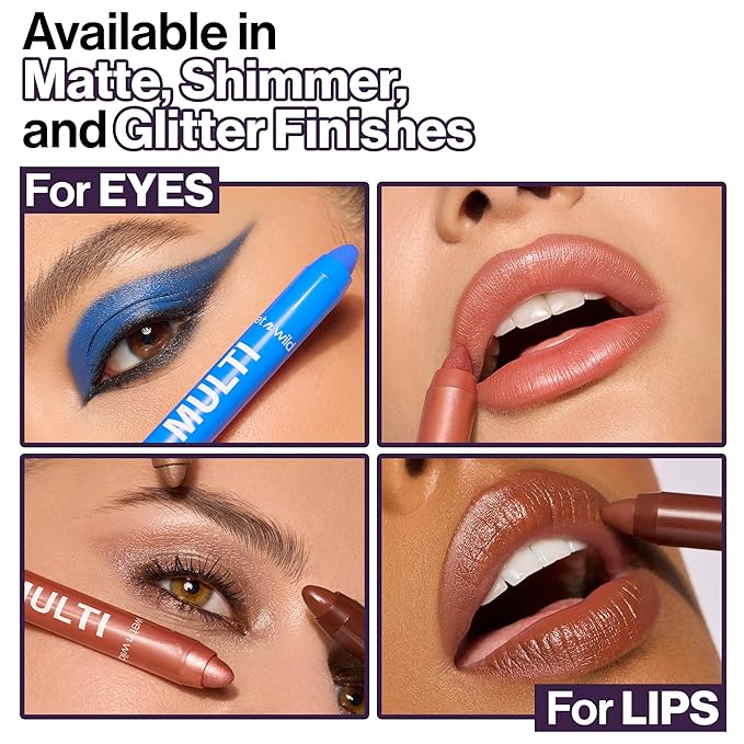 wet n wild Color Icon Cream Eyeliner Eyeshadow Multi-Stick, Moisturizing, Nourishing Velvety Cream-to-Powder Buildable & Blendable Formula, Cruelty-Free & Vegan - Royal Scam-Velvo Beauty