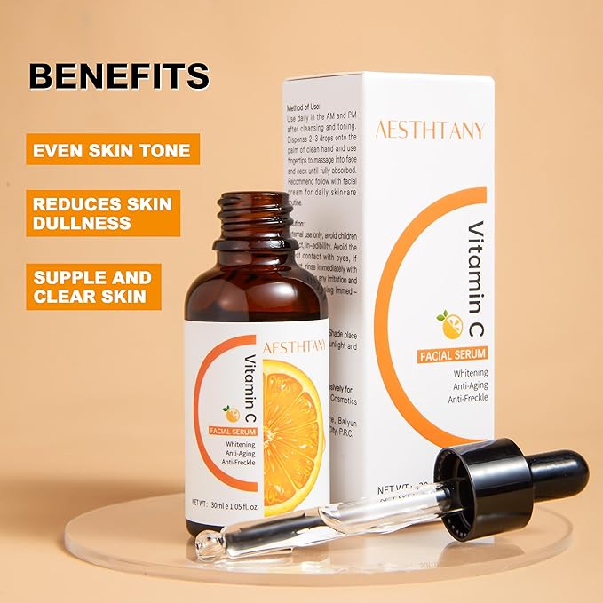 Hydrating Hyaluronic Acid Serum for Face with Vitamin C, Vitamin E | 30ml / 1.06 fl.oz | Daily Moisturizing Face Serum-Velvo Beauty