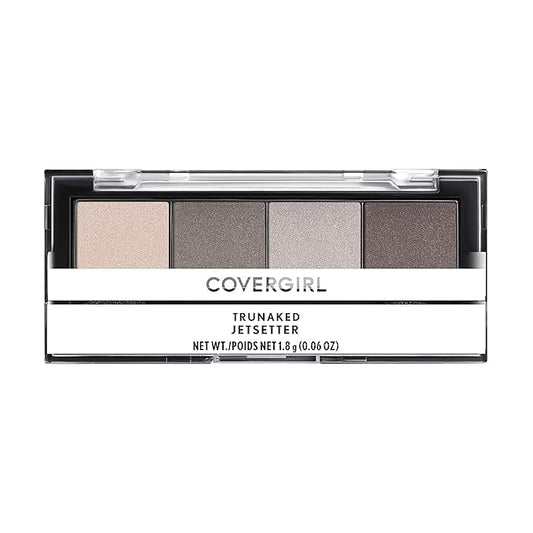 COVERGIRL Trunaked Quad Eyeshadow Palette, Jetsetter, Jetsetter, 0.06 Ounce-Velvo Beauty