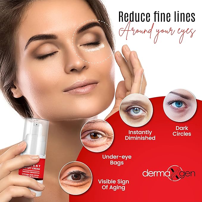 Rapid Reduction Eye Cream - Eye Cream Anti Aging Treatment for Dark Circles - Instant Under Eye Cream - Advanced Peptide Skin Tightening Formula - Instantly Removes Puffiness Wrinkles 20ml-Velvo Beauty