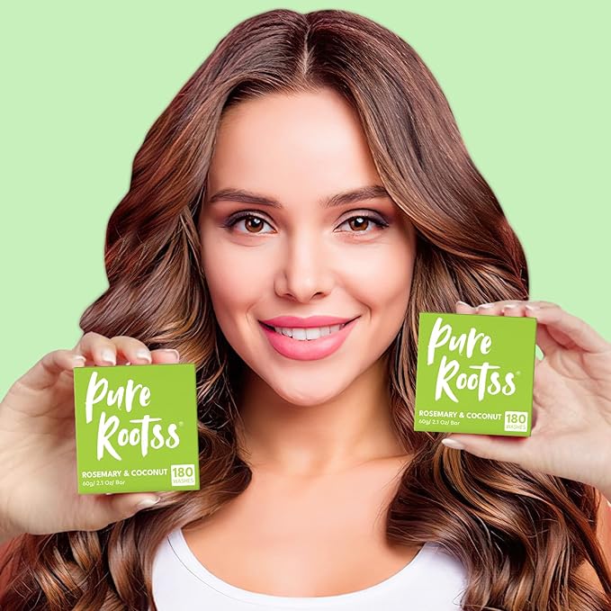 Rosemary Shampoo and Conditioner Bar Set 3 - Hair Growth, Regrowth, and Anti Hair Loss - Natural Solid Shampoo Bars for Women with Straight, Curly Hair for Thinning, Thickening Sulfate & Silicone free-Velvo Beauty