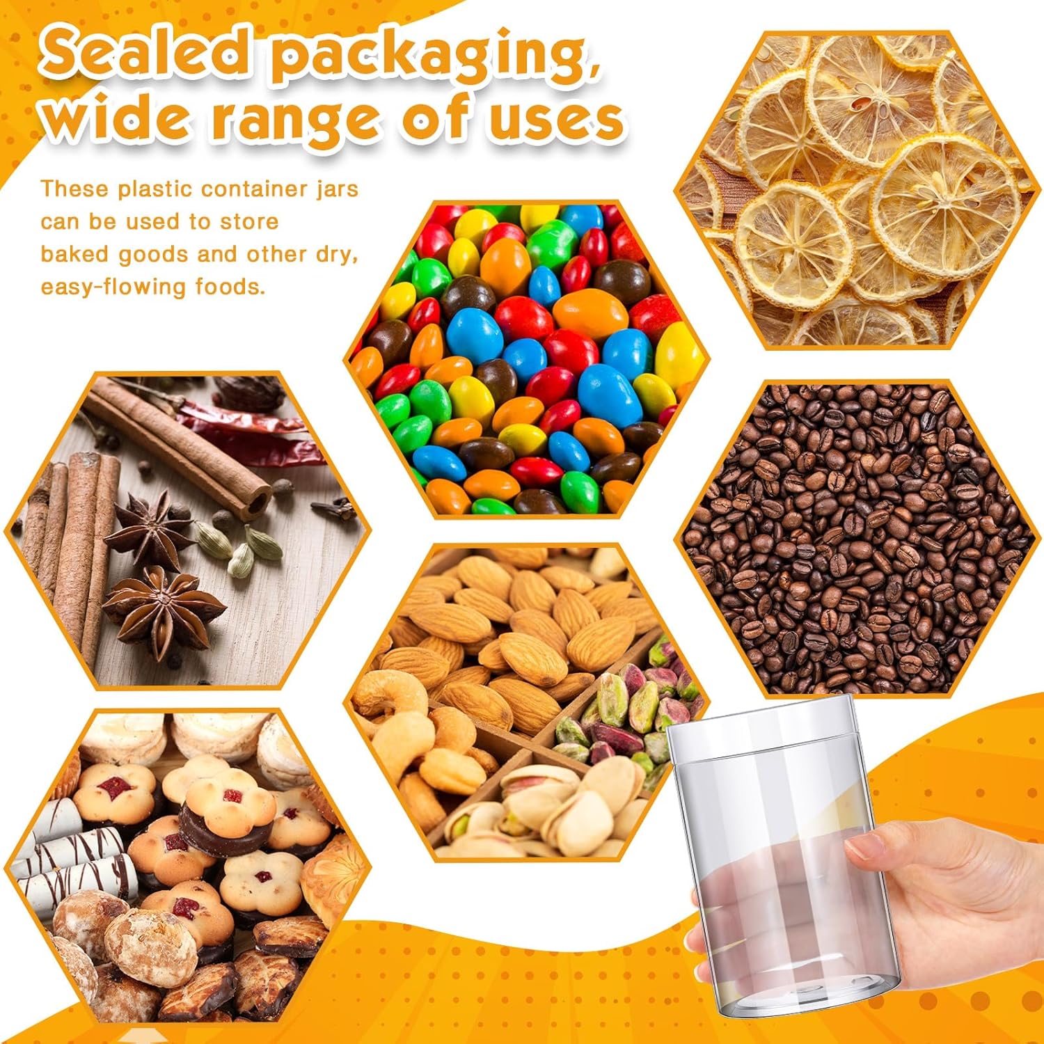 SATINIOR 100 Pcs Plastic Jars with Lids Small Containers Lids Wide Mouth Small Plastic Containers for Lotion Cream Rhinestones Body Butters Travel Storage(8 oz,White)-Velvo Beauty