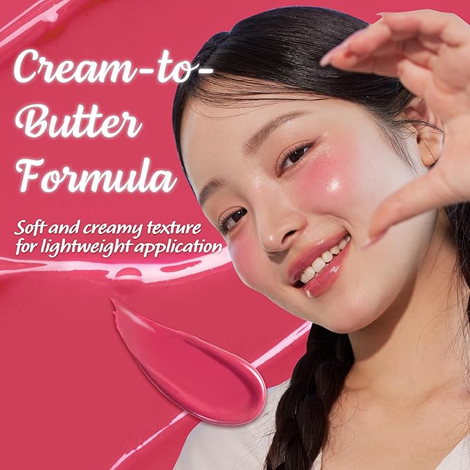 Touch in Sol In My Heart Stick Blush (#Punchy Pink) – Cream Blush Stick for Cheeks, Eyes & Lips – Korean Makeup Cheek – Creamy, Blendable Milk Blusher for Dewy Glow, Natural Finish, k beauty, 0.21 Oz-Velvo Beauty