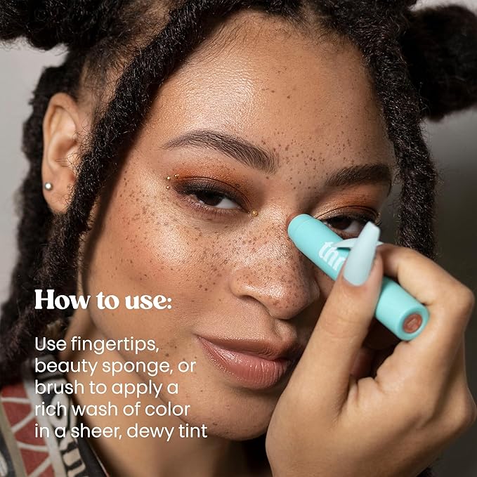 Thread Beauty Blend It Multi-Stick, Creamy, Buildable Color and Highlighter for Eyes, Cheeks, and Face, Soft - Brown Shimmer-Velvo Beauty