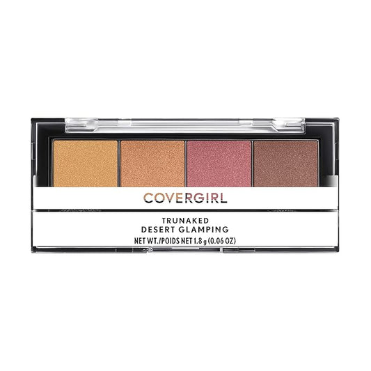 COVERGIRL Trunaked Quad Eyeshadow Palette, Glamping, Desert Glamping, 0.06 Ounce-Velvo Beauty