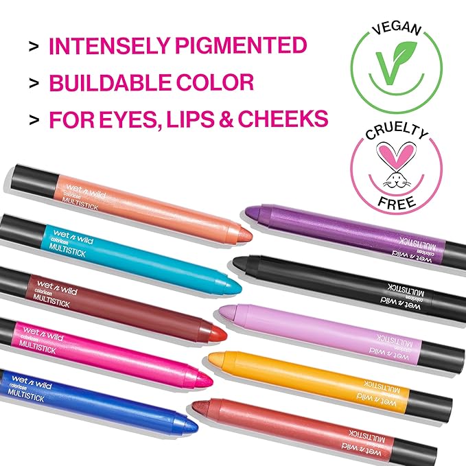wet n wild Color Icon Cream Eyeshadow Makeup Multi-Stick Teal Not So Calm Waters (Pack of 2)-Velvo Beauty