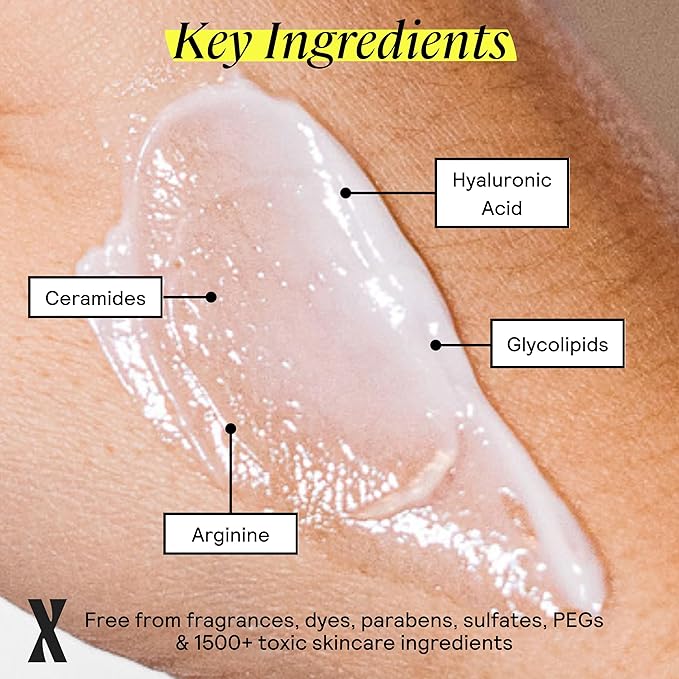 Moisturizing Lotion - Daily Face Moisturizer & Body Lotion for Sensitive Skin - Ceramides & Hyaluronic Acid - No Common Irritants - Non-Comedogenic - Oil-Free - Fragrance Free - 10 Ounce-Velvo Beauty