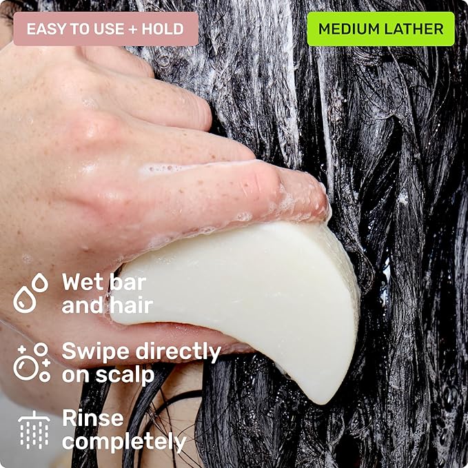 Ethique Gentle Unscented Shampoo Bar with Cocoa Butter - Plastic-Free, Cruelty-Free, Vegan, 3.88 oz - Formerly Bar Minimum-Velvo Beauty