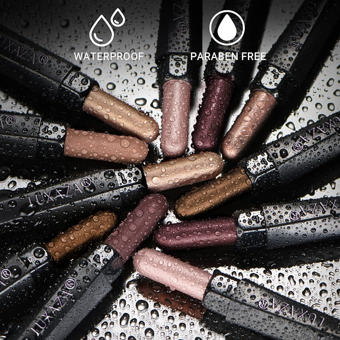 6PCS Cream Eyeshadow Stick Makeup Sets, Metallic And Matte Shimmer Eye Shadow Eye Brightener Stick Pencil Crayon, A05-Wine Red-Velvo Beauty