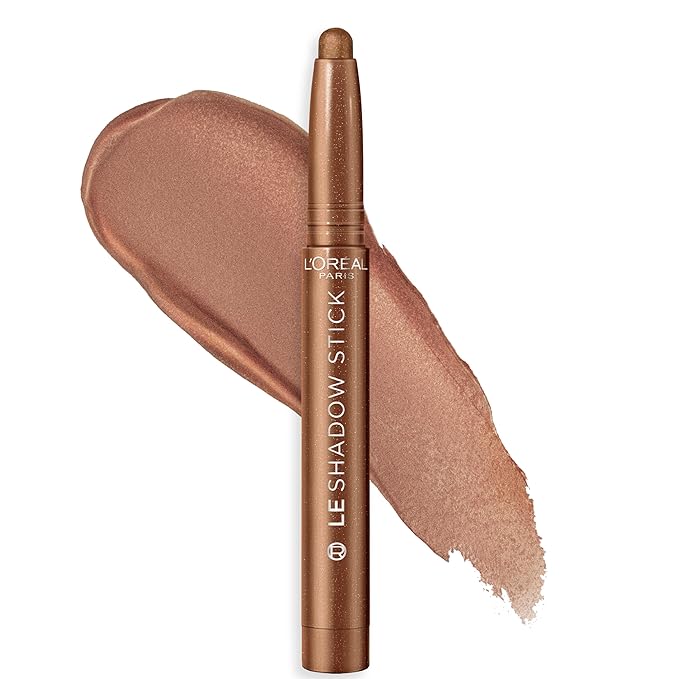 L'Oreal Paris Makeup Le Shadow Stick Eyeshadow, Blendable, Smudge-Resistant, Cream Eyeshadow, Magnetic Bronze, 0.05 Oz-Velvo Beauty