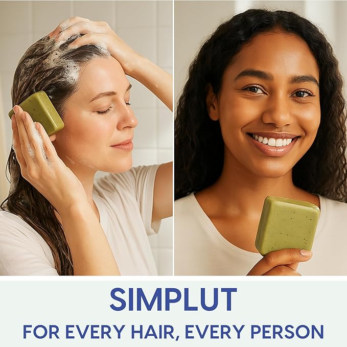 Rosemary & Tea-Tree Scalp Clarifying Shampoo Bar with Keratin, Panthenol, Biotin and Argan-Oil (5.2oz) | Sulfate Free, All Natural, Hair Moisturizing & Nourishing Soap, Deep Cleansing Solid Shampoo-Velvo Beauty