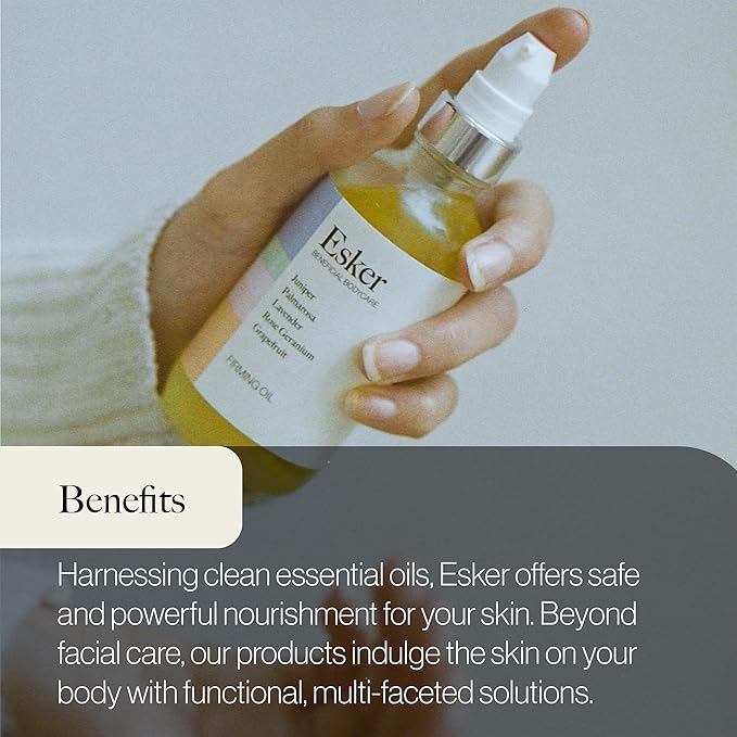 ESKER Beauty Firming Body Oil | (4 oz) | Plant-Based Serum Firms and Tightens Skin | Clean Beauty-Velvo Beauty