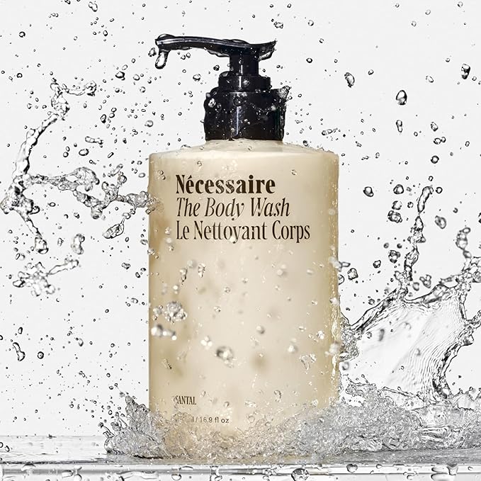 Nécessaire The Body Wash Santal. Natural Body Wash for Women & Men, Therapeutic Shower Gel with Epsom Salt + Minerals. Gel Cleanse,16.9 fl oz.-Velvo Beauty