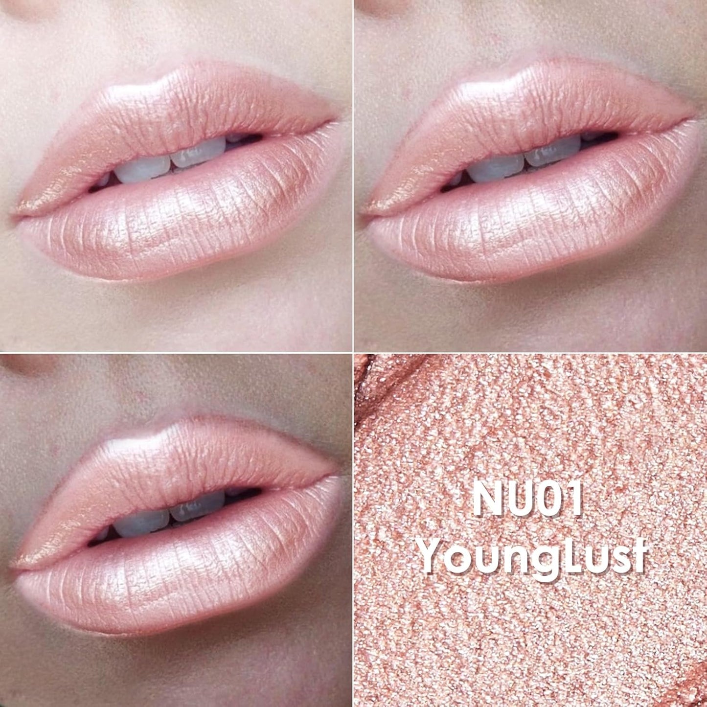 FOCALLURE Metallic Liquid Lipstick,Non Stick Cup Lip Gloss,High Impact Lip Color with Transfer-proof Wear,Long Lasting & Waterproof Lipstick Makeup for Women,YoungLust-Velvo Beauty