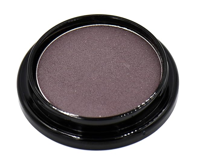 Smokey Plum Dark Purple Violet Brown Matte Opaque Pressed Powder Single Eyeshadow; Talc, Paraben & Cruelty Free-Velvo Beauty
