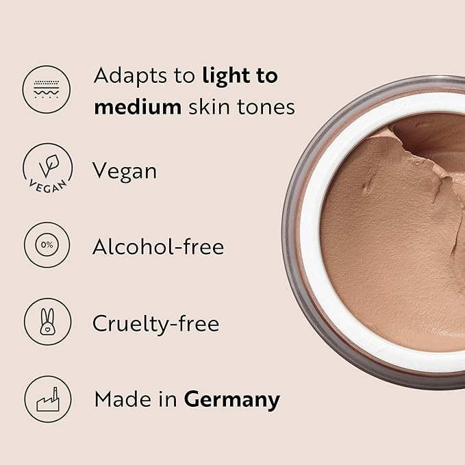 M. Asam Magic Finish Porcelain Teint Make-Up Mousse (1.01 Fl Oz) – 4in1 Primer, Foundation, Concealer & Powder With Buildable Coverage, Adapts To Fair Skin Tones, Leaves Skin Looking Flawless-Velvo Beauty