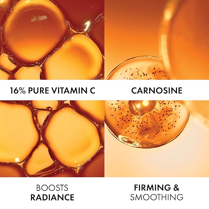 Vichy LiftActiv Vitamin C Serum For Face, Brightening Serum With 16% Pure Vitamin C + Hyaluronic Acid + Vitamin E, Improves Radiance & Firmness, Anti Aging, Protects Skin From Discoloration-Velvo Beauty