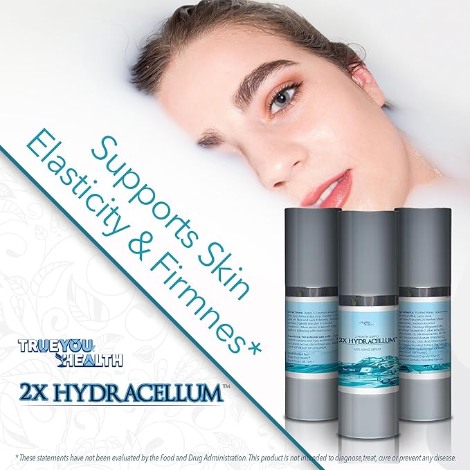 2x Hydracellum Serum - Hydrating Anti Aging Eye Serum - 2 Month Supply - Infused Vitamin C Serum with Alpha Hydroxy Acid to Improve Wrinkles, Dark Circles, & Eye Bags - Nourish, Exfoliate, Moisturize-Velvo Beauty