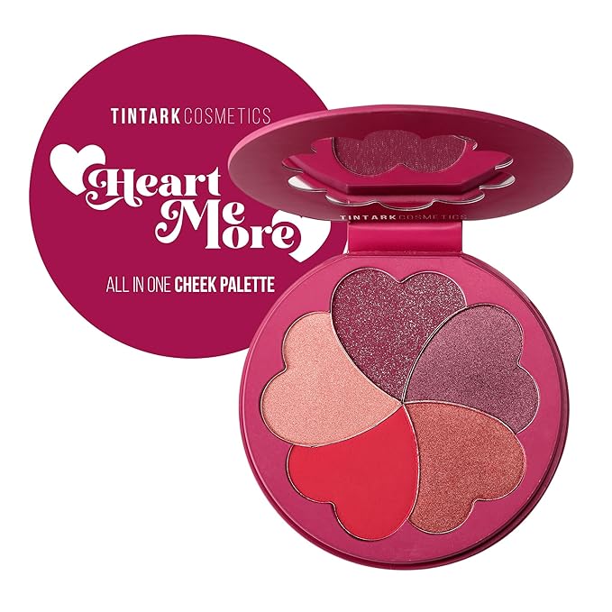 Blush Palette, Bronzer Matte Blush and Highlighter Palette, Cheek Blush Makeup, Bright Pink Blush Powder, Rose Magenta Peach Red, Talc Free-Velvo Beauty