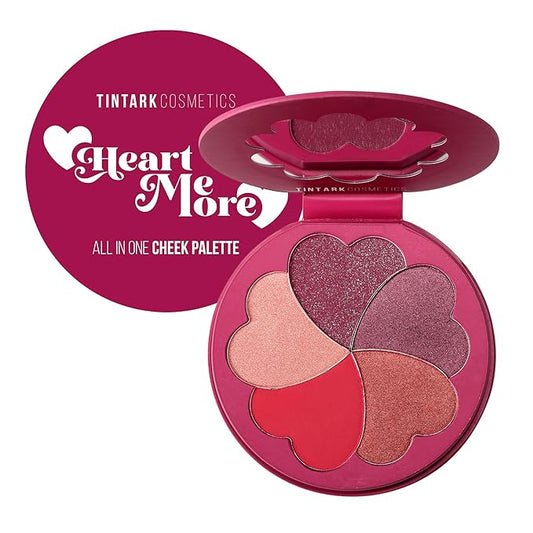 Blush Palette, Bronzer Matte Blush and Highlighter Palette, Cheek Blush Makeup, Bright Pink Blush Powder, Rose Magenta Peach Red, Talc Free-Velvo Beauty