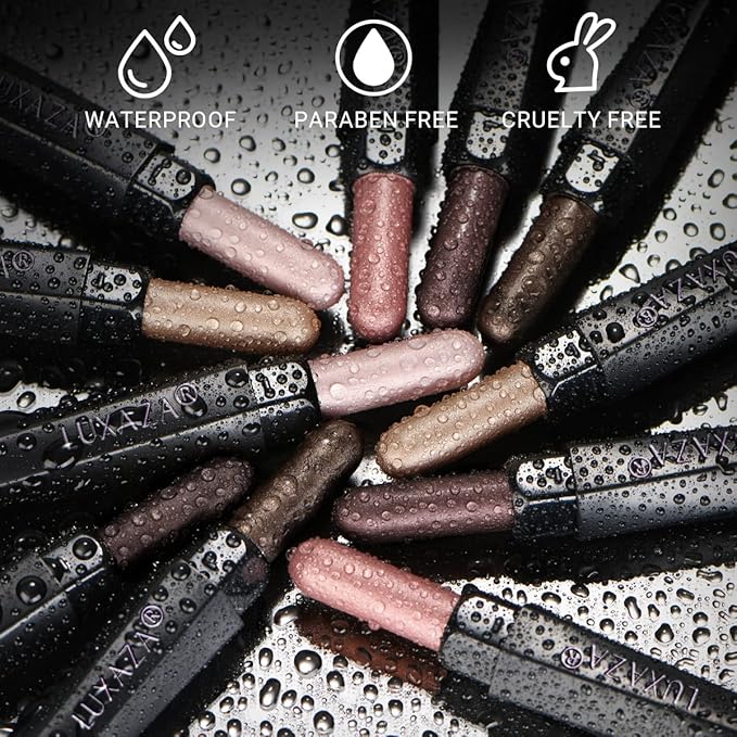 6PCS Cream Eyeshadow Stick Makeup Sets, Metallic And Matte Shimmer Eye Shadow Eye Brightener Stick Pencil Crayon, B06-Pink Ocean-Velvo Beauty