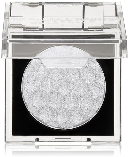 L'Oreal Paris Infallible Paints Eyeshadow Metallics, Aluminum Foil, 0.09 oz.-Velvo Beauty