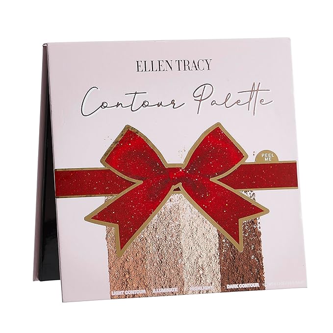 Elevate Your Beauty Routine with Ellen Tracy Contour Palettes - 4 Expertly Designed Shades for Effortless Sculpting.-Velvo Beauty