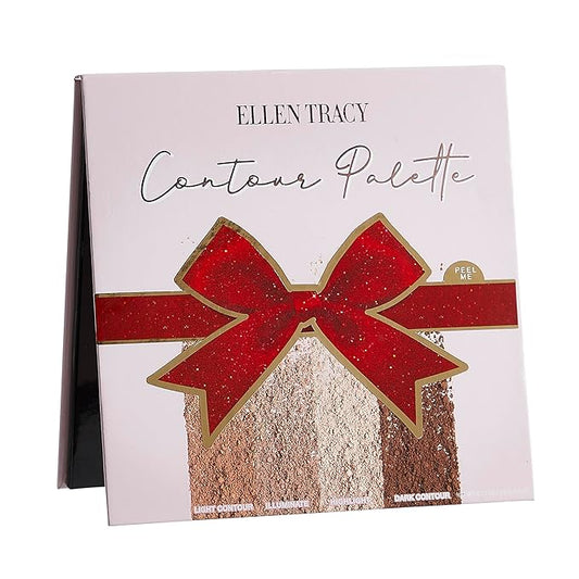 Elevate Your Beauty Routine with Ellen Tracy Contour Palettes - 4 Expertly Designed Shades for Effortless Sculpting.-Velvo Beauty