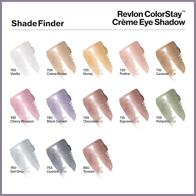 Revlon Crème Eyeshadow, ColorStay 24 Hour Eye Makeup, Highly Pigmented Cream Formula in Blendable Matte & Shimmer Finishes, 710 Caramel, 0.18 Oz-Velvo Beauty