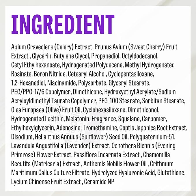 Time Return Melatonin Cream | Face Hydrating Cream & Face Moisturizer for Dry Skin | Relaxing Face Cream for Women & Men | Melatonin Face Cream for Resilient Skin, 1.76 oz-Velvo Beauty