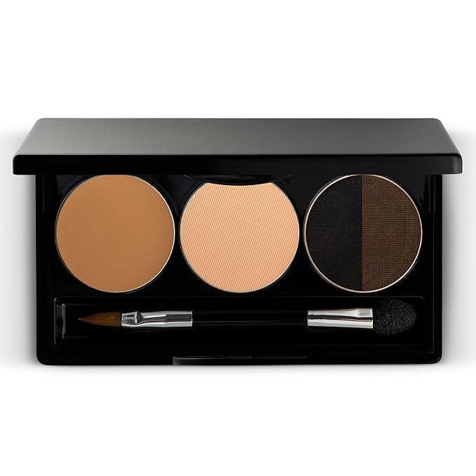 Jolie Pro Sculpting Brow Palette Kit (Dark)-Velvo Beauty