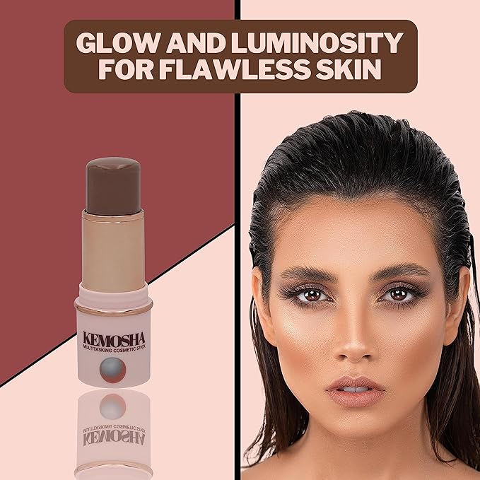 Kemostick Perk – Creamy and Luxurious Liquid Contour Stick – Vegan Cream Contour Balm for All Skin Types – Lightweight Formula with Quick Application – Sweatproof Contour Wand-Velvo Beauty