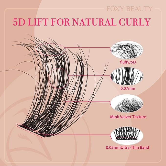 Diva Lash Clusters Kit - 432 Pieces Lash Clusters D Curl Lash Extension Kit Fluffy Lash Clusters Kit WideSpan Individual Lashes 12-20mm Eyelash Clusters, Eyelash Extension Kit With Bond and Seal-Velvo Beauty