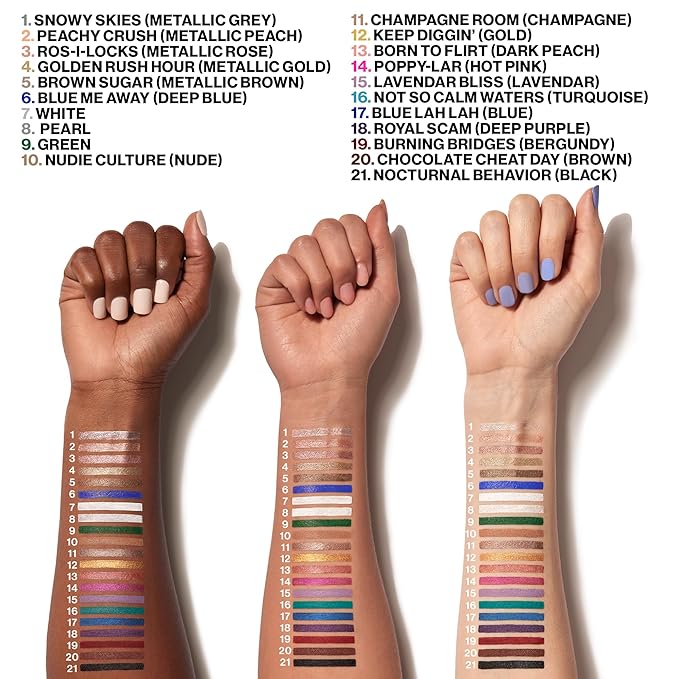wet n wild Color Icon Cream Eyeliner Eyeshadow DMulti-Stick, Moisturizing, Nourishing Velvety Cream-to-Powder Buildable & Blendable Formula, Cruelty-Free & Vegan - Golden Rush Hour-Velvo Beauty