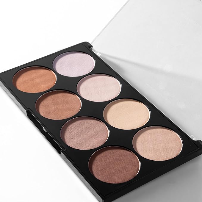 W7 Lift & Sculpt, Shape & Glow Set - 2 Piece Set - Cream Contour & Powder Contour Palette Duo-Velvo Beauty