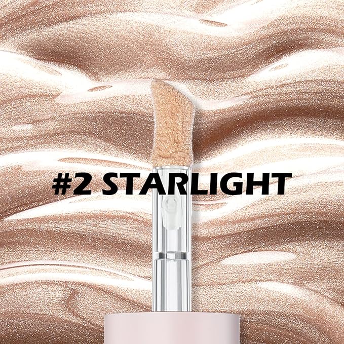 Erinde 2 Colors Liquid Highlighter and Blush Set, Natural Matte Face Blush, Natural Glossy Liquid Illuminator for Face and Body, Lightweight Blendable Silky Smooth Texture, Cruelty-free-Velvo Beauty