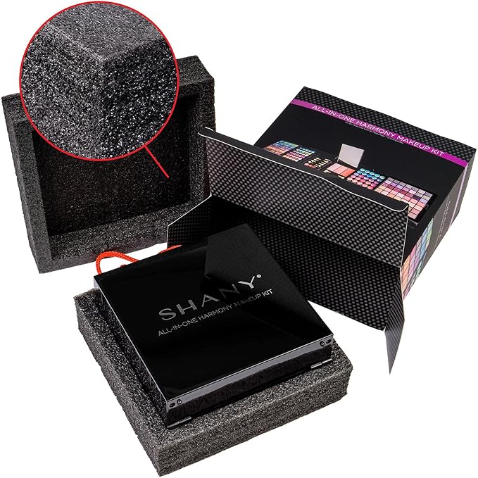 SHANY All In One Harmony Makeup Set - Ultimate Color Combination - Eyeshadows, Blush Powder, Lip-gloss Lipstick, Mini Makeup brushes, Makeup applicators, HOLIDAY GIFT IDEA - New Edition-Velvo Beauty