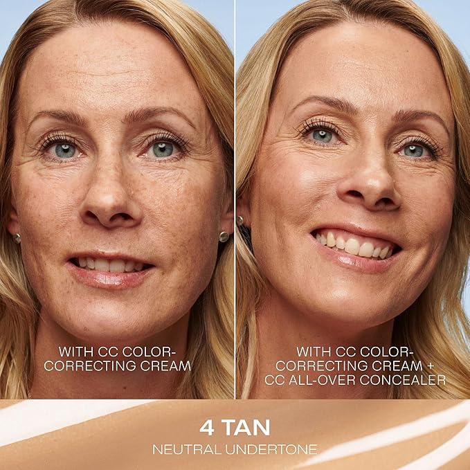 Lumene Under Eye Concealer - CC All-Over Hydrating Concealer with Medium Coverage - Multi-Tasking Under Eye Makeup Infused with Hyaluronic Acid with a Skin-Like Finish - 4 Tan (0.3 fl oz)-Velvo Beauty