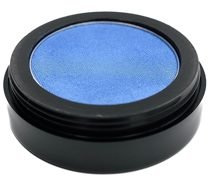 Tropical Classic Blue Shimmering Pressed Powder Single Vegan Eyeshadow; Talc, Paraben & Cruelty Free-Velvo Beauty