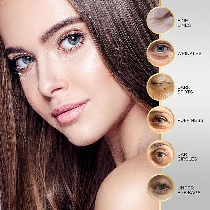 Retinol Eye Stick, Eye Cream for Dark Circles and Puffiness, Eye Brightening Cream for Hydration, Wrinkles in 3-4 Weeks, Travel Portability Anti-Aging Eye Cream for Bags Under Eye Reduces Fine Line-Velvo Beauty