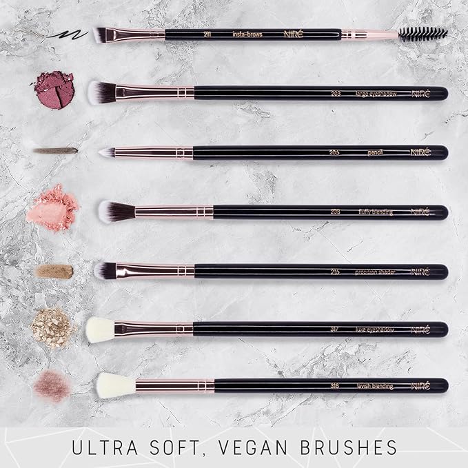 Niré Beauty Most Loved Artistry and Eye Brush Set - Your Best Selection of Makeup Brushes Great for Professionals and Beginners-Velvo Beauty