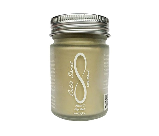 100% Natural Vitamin C Clay Exfoliating Face Mask 60g All Clay & No Water …-Velvo Beauty