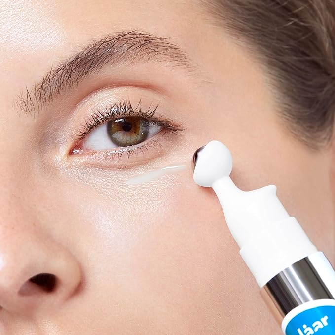 Polåar - Icy Magic Instant Eye Contour Energiser with Siberian Ginseng - Anti-Dark Circles & Puffiness- Decongesting Icy Ball - Fragrance-Free - 92% Natural, Vegan, Cruelty Free, Made in France - 0.4-Velvo Beauty