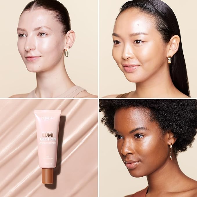 L'Oreal Paris Makeup True Match Lumi Glotion, Natural Glow Enhancer, Illuminator Highlighter, Bronzing Drops For a Sun-Kissed Glow, 901 Fair-Velvo Beauty