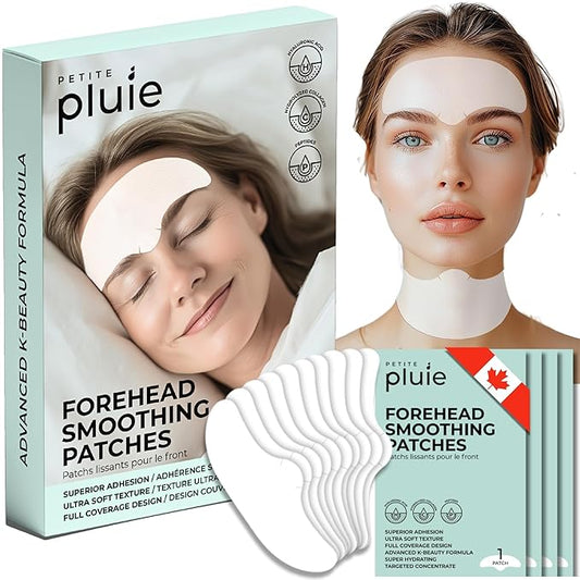 Advanced Forehead Wrinkle Patches Overnight - Anti Wrinkle Patches with Collagen, Peptides, Vitamin E - Strong Adhesion with Full Coverage for Forehead Wrinkles & 11 Lines, Made in Korea, 10 Count-Velvo Beauty