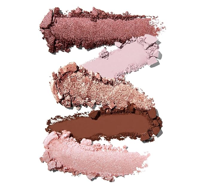 Morphe Rich & Foiled Artistry Palette - Foil-Effect Eyeshadow Palette with Matte, Shimmer & Foil Finishes - Mauve & Pink Eyeshadow with Luminous Payoff - Rose to Fame (0.35 oz)-Velvo Beauty