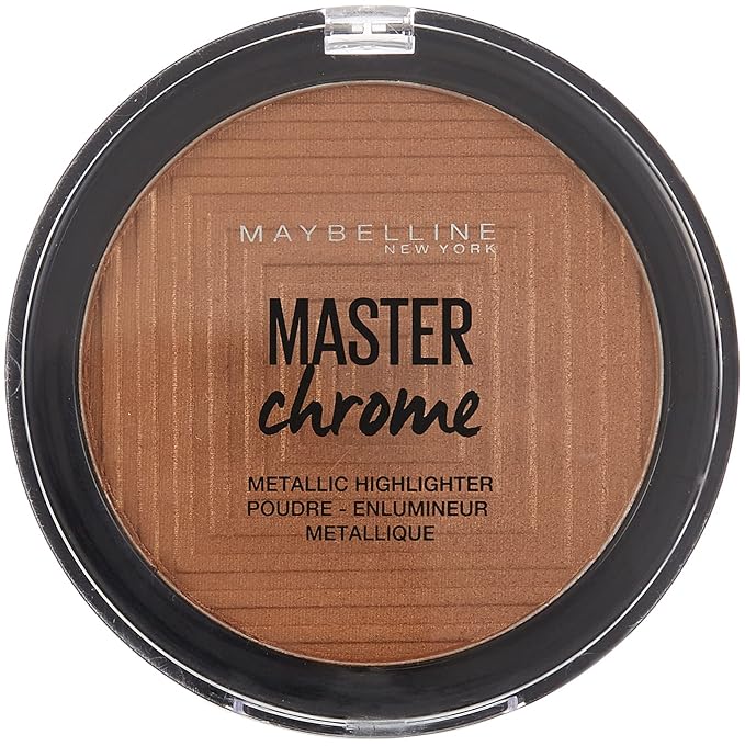 Maybelline Master Chrome Highlighting Powder 150 Molten Bronze 8g-Velvo Beauty